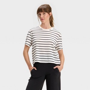 Women's Beyond Ease Crewneck Short Sleeve T-Shirt - All In Motion™ - 1 of 4