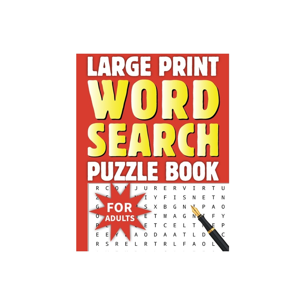 250 + Word Search Book for Adults - Large Print by Laura Bidden (Paperback)