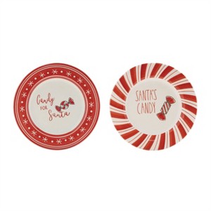 Ceramic Santa Candy Plate (Set of 4) - 1 of 3