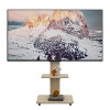 Dolonm Mobile TV Stand with Adjustable Shelf for 32-75 inch TVs, Lockable Wheels, Height & Tilt Adjustable, for Living Room, Bedroom, Office - 2 of 4