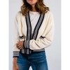ABLE Women's Madilyn Varsity Cardigan - 3 of 4