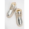 Ovela - Silver Chunky Sole Lace-Up Sport Boot (Women) | Prologue Shoes - 2 of 4