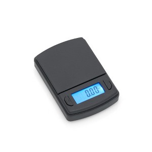 American Weigh Scales Pocket Weight Scale Stainless Steel Surface High Precision Backlit LCD Display 600g x 0.1g - 1 of 4
