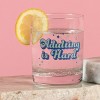 Totalee Gift Adulting Is Hard Rocks Glass Glass Clear 18 oz - 3 of 3