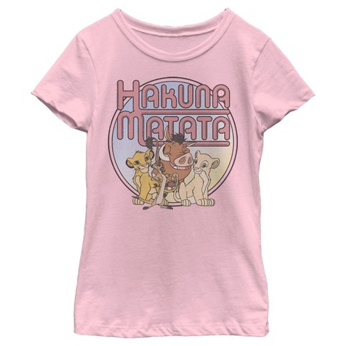 Girl's Lion King Distressed Best Friends Group Shot T-Shirt - image 1 of 4