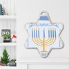 Happy Hanukkah Menorah Hanging Ornament Artboard - 2 of 2