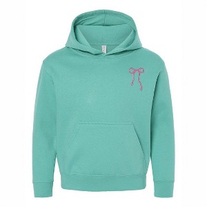 The Juniper Shop Embroidered Thin Bow Youth Graphic Hoodie - 1 of 3