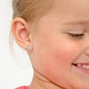 Girls' Vibrant Floral Standard Sterling Silver Earrings - In Season Jewelry - 3 of 4