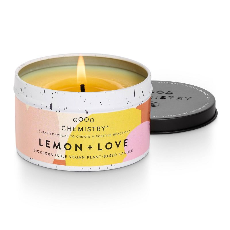 Good Chemistry&#8482; Recyclable Tin Candle Lemon and Love - 5.64 oz, 2 of 8