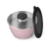 S'well 64oz Salad Bowl Kit Pink Topaz: Stainless Steel Salad Container with Silicone Lid, Dishwasher-Safe - 4 of 4