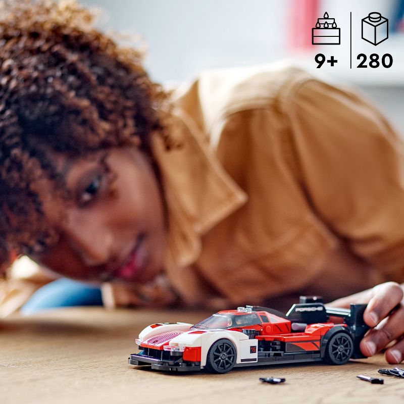 LEGO Speed Champions Porsche 963 Model Race Car Toy 76916, 4 of 8