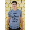 Mens Surely Not Everybody Was Kung Fu Fighting T shirt Funny Sarcastic Saying - Crazy Dog Men's T Shirt - 2 of 4