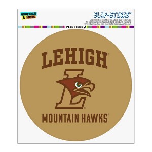 Lehigh University Mountain Hawks Logo Automotive Car Window Locker Circle Bumper Sticker - 1 of 4