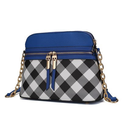 MKF Collection Suki Checkered Crossbody Bag by Mia K