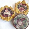 Sassy Little Southern Old World Christmas Chocolate Covered Oreos – Gourmet Ghirardelli Cookies with Gold Frames and Vintage Holiday Designs - 4 of 4