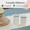 Portmeirion Potter's 9oz Brushstroke Breakfast Mug, Set of 4, Elegant Earthenware Tea Mugs with Handle, Ideal Gift for Coffee Lovers - Blue - 3 of 4
