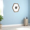 FURNIinspire Decorative Wall Clocks Indoor Silent Wooden Frame Living Room Wall Clock Timepiece for Bed Room, Home Decor, Yellow, 30"*30"*2.25" - 4 of 4