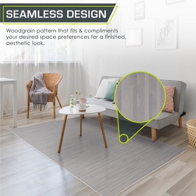 Slate Grey Wood Grain EVA Foam Puzzle Mat, 24 Sq Ft