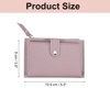 Unique Bargains Zipper Design PU Leather Small Credit Card Holder - 2 of 4