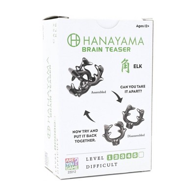 Hanayama Level 5 Cast Metal Elk Brainteaser Puzzle