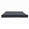 ALEKO 20 x 10 feet Motorized Black Frame Retractable Home Patio Canopy Awning 20'x10' - image 3 of 4