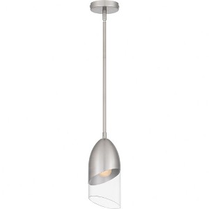 Quoizel Lighting Haynes 1 - Light Pendant in  Brushed Nickel - 1 of 1