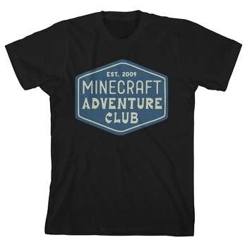 Minecraft Adventure Club Boy's Black T-shirt