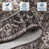 Garvee Area Rug Washable Vintage Medallion Print Rugs for Living Room Bedroom Soft Low Pile Non-Slip Carpet - 4 of 4