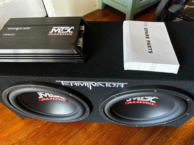 Mtx Tnp212d2 12-inch 400-watt Rms Dual Loaded 1200-watt Car Subwoofer ...