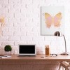 Stupell Industries Glam Pink Gold Butterfly Paint Splatter Canvas Art, 30" x 40" - 3 of 4