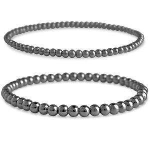 SHINE by Sterling Forever Beaded Stretch Bracelet Sets - 1 of 2