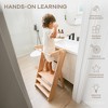 Comfy Cubs Kids Step Stool for Ages 3+, 3 Height Adjustable Toddler Tower for Kitchen Sink & Bathroom Access - 3 of 4