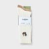 Men's 2pk Casual Crew Socks - Goodfellow & Co™ Ivory 6-12 - 2 of 3