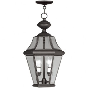Livex Lighting Georgetown 2 - Light Pendant in  Black - 1 of 4