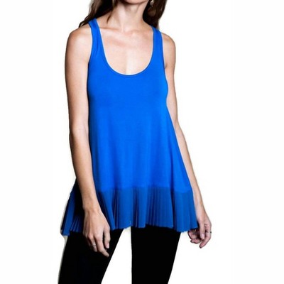 Women's Pleated Tank Top - umgee