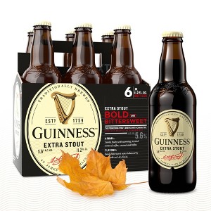 Guinness Extra Stout Beer - 6pk/11.2 fl oz Bottles - 1 of 4