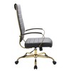 LeisureMod Benmar High-Back Leather Office Chair with Swivel, Tilt, and Adjustable Height - image 4 of 4