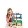 Classic Stackable Baseplates 10x10 Inch Brik Tower - 4 Baseplates & 30 Stackers - Blue, Green, Gray & Sand - 2 of 4