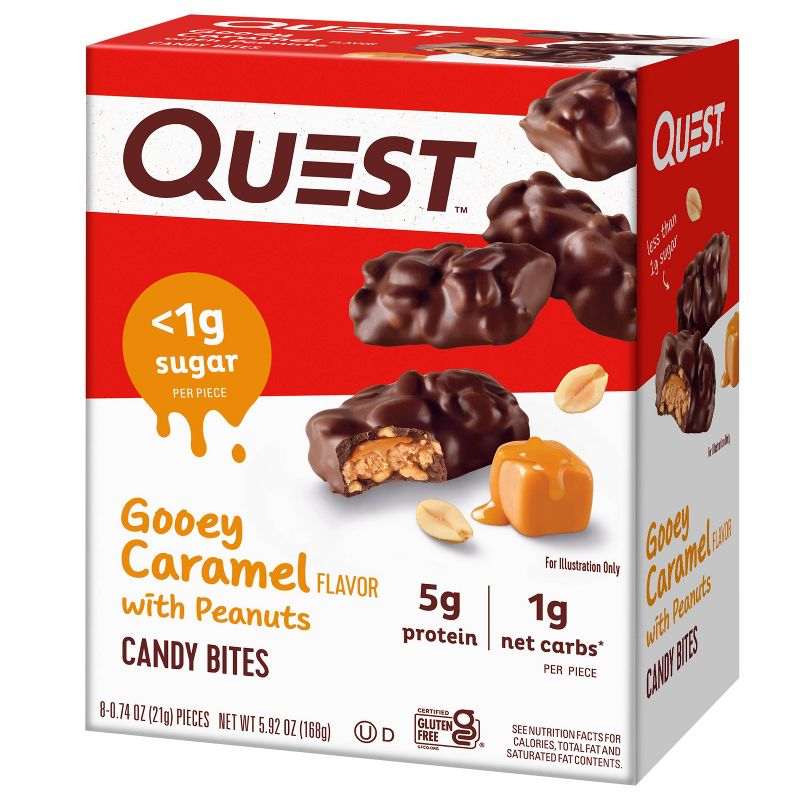 Quest Nutrition Gooey Caramel Candy Bites - 8ct, 5 of 15