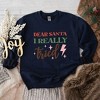 Simply Sage Market Women's Graphic Sweatshirt Dear Santa I Really Tried - 3 of 4