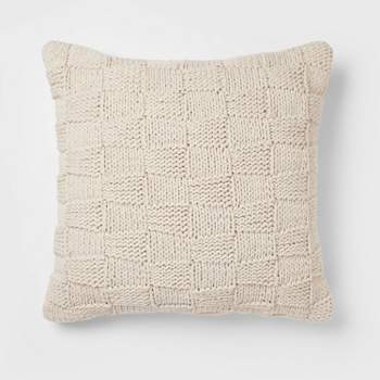 Oversized Chunky Knit Square Throw Pillow - Threshold™