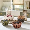 Set of 4 Wavy Edge Mini Berry Bowls Tan/Brown/Green/Winter Tan - Hearth & Hand™ with Magnolia - 2 of 3