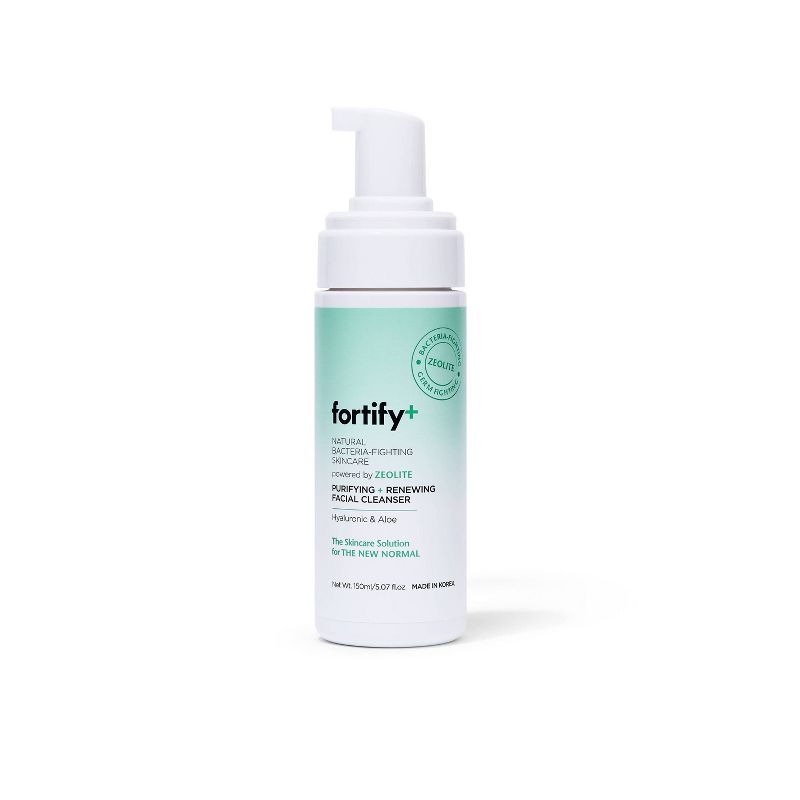 Fortify+ Natural Germ Fighting Skincare Purifying and Renewing Facial Cleanser - Unscented - 5.07 fl oz, 1 of 13