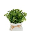 Unique Bargains Artificial Plants Flower Bud Vase Plastic 3.43"x3.43"x7.48" 1 Pc - 4 of 4