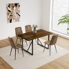 Modern Minimalist Round & Rectangular MDF Dining Table, for Office, Home & Kitchen, Available in Multiple Colors - 4 of 4