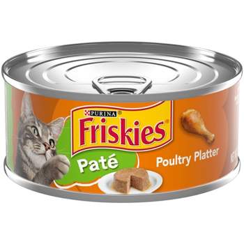 Purina Friskies Paté with Chicken and Turkey Flavor Wet Cat Food Poultry Platter - 5.5oz