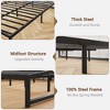 Bed Frame, Heavy Duty Metal Platform Low Bed Frame Twin, No Box Spring Needed, Noise Free, Easy Assembly - 3 of 4