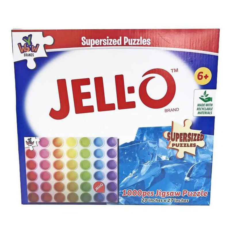 YWOW Games Jell-O 1000 Piece SuperSized Jigsaw Puzzle, 3 of 4