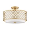 Livex Lighting Arabesque 3 - Light Semi-Flush Mount in  Soft Gold - 2 of 4