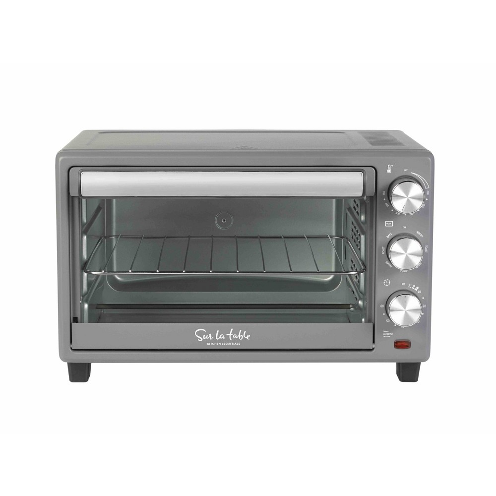 Photos - Pan Sur La Table Kitchen Essentials 22L Air Fryer Toaster Oven - Cool Gray